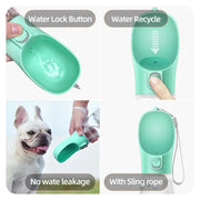 Gourde de Voyage Anti-Fuite pour Chien - 550 ml