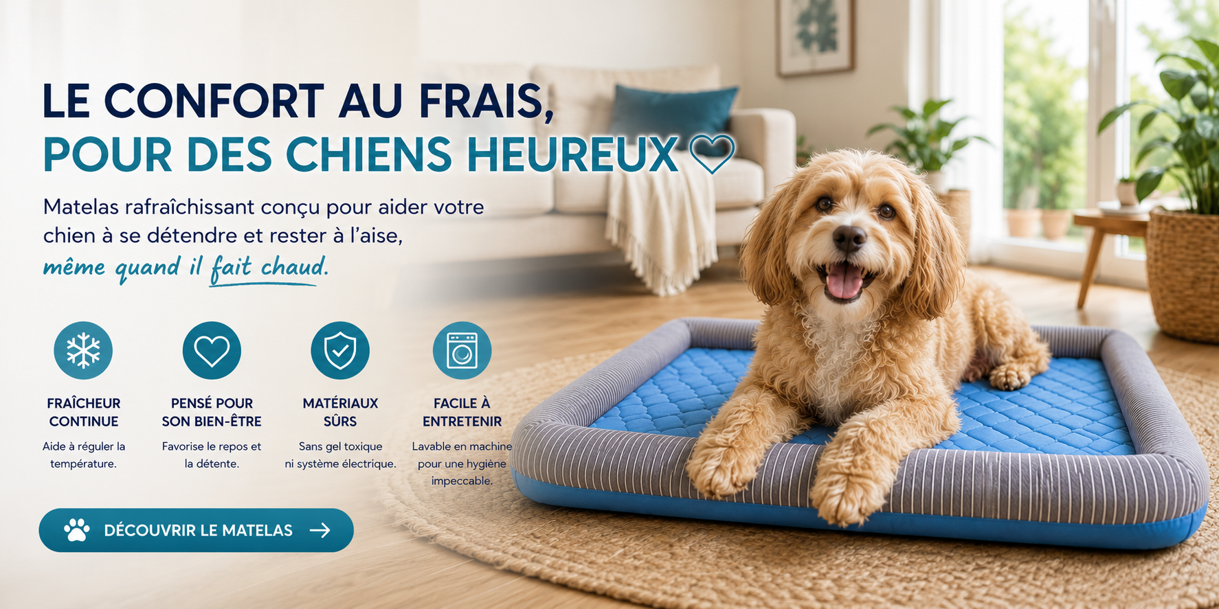 Découvrir le matelas rafraîchissant IceDream