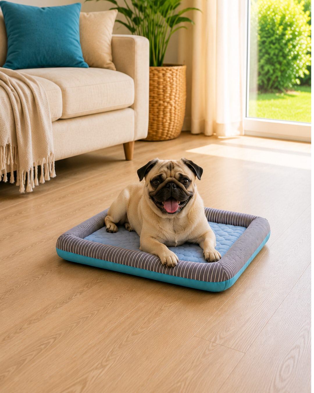 Chien détendu sur le matelas IceDream