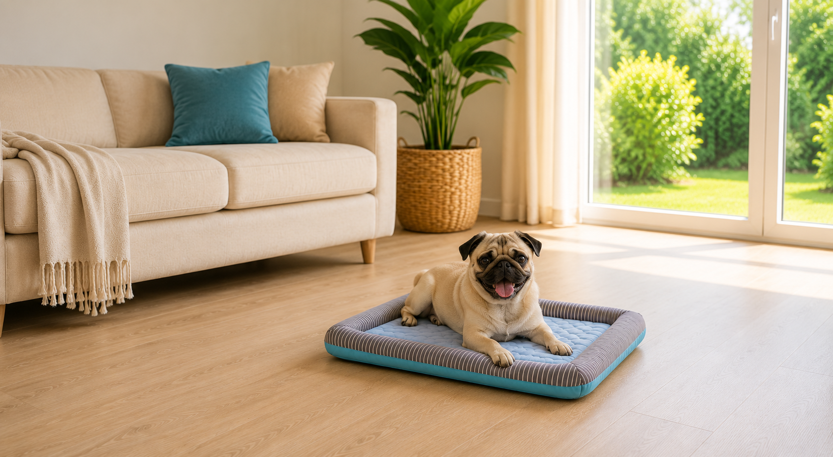 Découvrir le matelas qui aide votre chien à rester au frais - IceDream