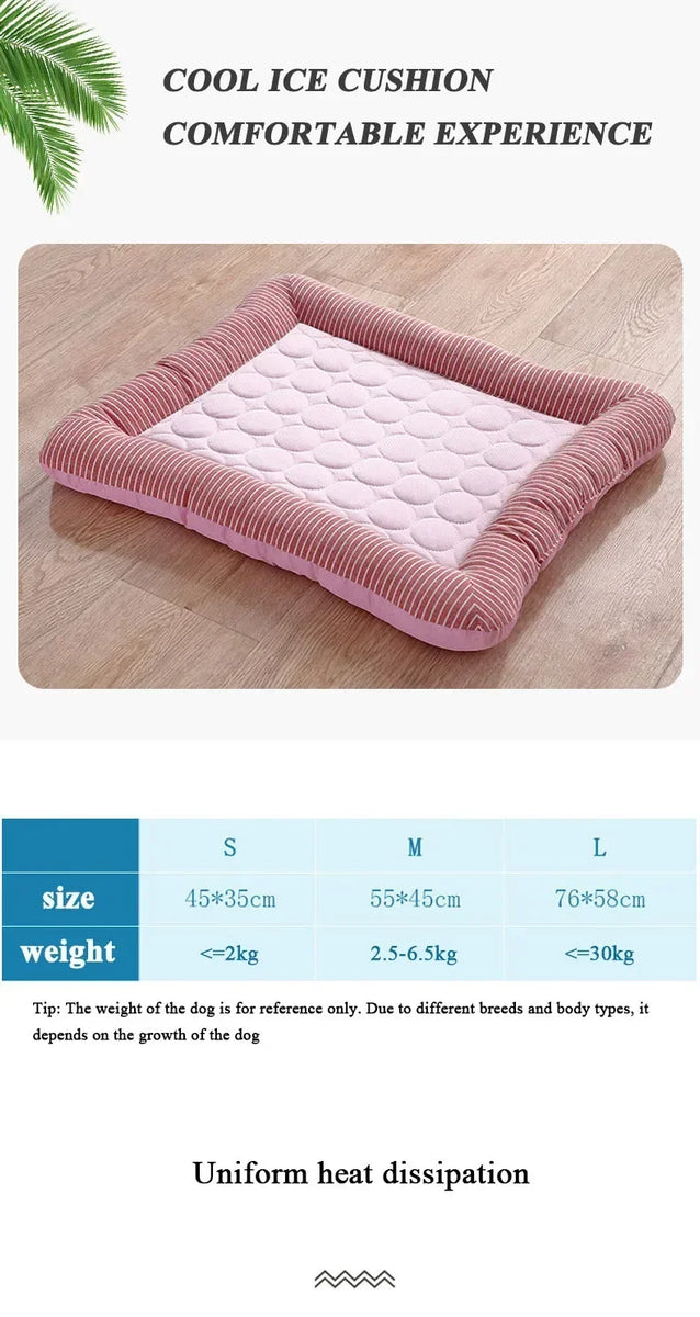 Tapis Rafraîchissant pour Chien et Chat – Coton Respirant